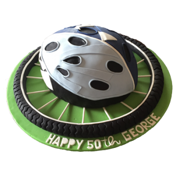 Bike Helmet Fondant